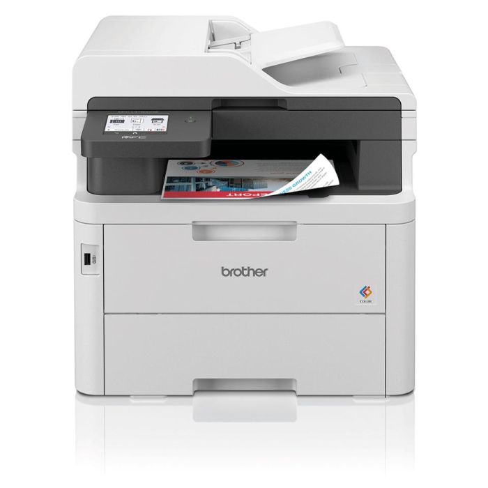 Brother MFC-L3760CDW Multifunción Láser Color WiFi Gigabit Ethernet Fax Dúplex Automático ADF 50 Hojas Pantalla Táctil 26 ppm Brother MFC-L3760CDW Multifunción Láser Color WiFi Gigabit Ethernet Fax Dúplex Automático ADF 50 Hojas Pantalla Táctil 26 ppm