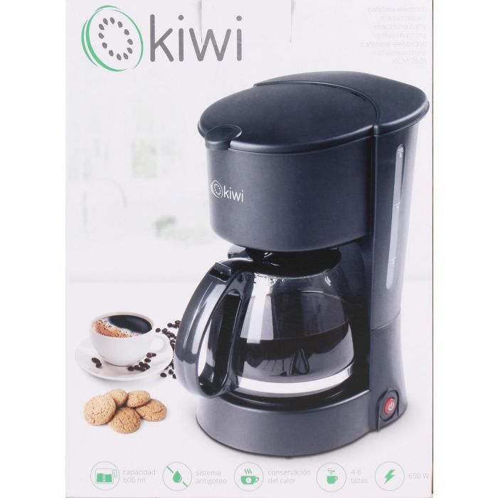 Kiwi Cafetera Americana 0.65L 650W - 14 x 26 x 20.5 cm 1