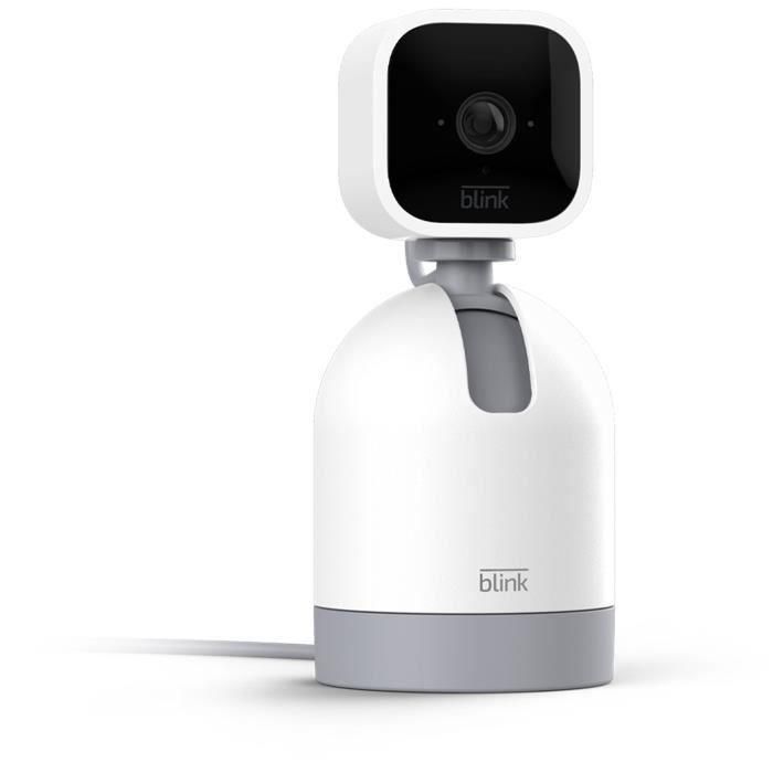 Blink Home Security AAABC85102 - Mini Cámara Panorámica e Inclinable, Blanca