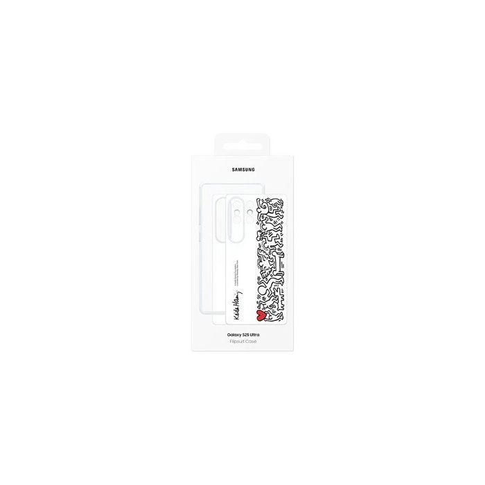 Samsung Funda Flipsuit para Galaxy S25 Ultra, Protección Contra Caídas y Rayones, de Fácil Aplicación, Blanco Multicolor 4