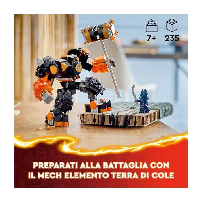 Juego de construccion meca elemental de la tierra de cole lego ninjago 3