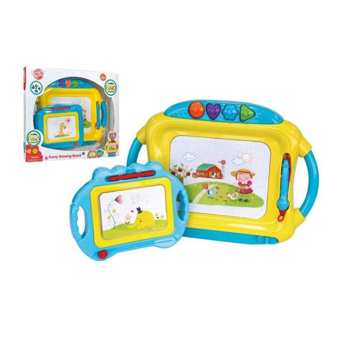 Pizarra magnética con mini pizarra colores sdos. - modelos surtidos 4 Pizarra magnética con mini pizarra colores sdos. - modelos surtidos 4