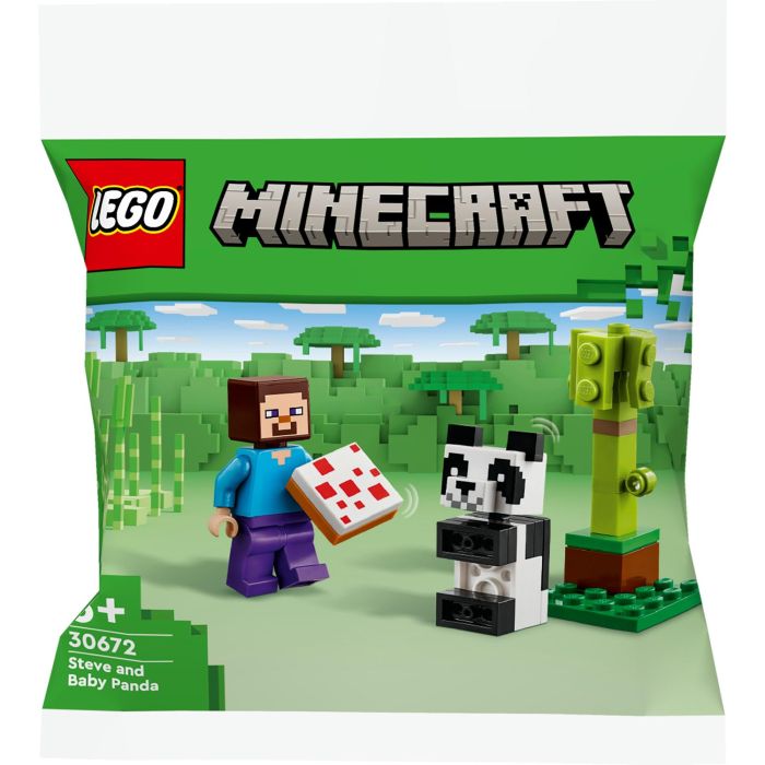 LEGO 30672 Minecraft Steve mit Baby-Panda (Polybag) 0 LEGO 30672 Minecraft Steve mit Baby-Panda (Polybag) 0