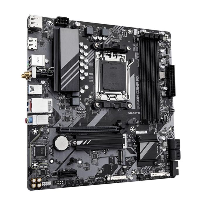 GIGABYTE B650M D3HP AX placa base AMD B650 Zócalo AM5 micro ATX 2 GIGABYTE B650M D3HP AX placa base AMD B650 Zócalo AM5 micro ATX 2