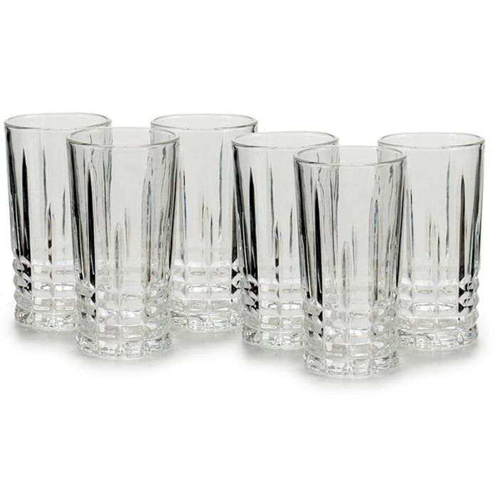 Set Jarra 1L y 6 Vasos Agua 250ml Vivalto - Vidrio Transparente 16x23.5x25.5cm (4 Unidades) 2 Set Jarra 1L y 6 Vasos Agua 250ml Vivalto - Vidrio Transparente 16x23.5x25.5cm (4 Unidades) 2