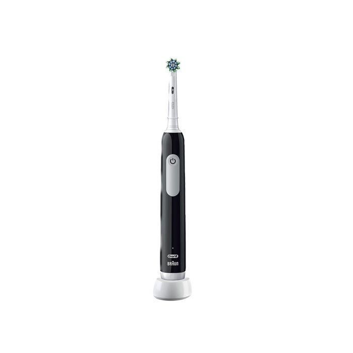 Cepillo de dientes eléctrico - ORAL-B - Pro 1 - Negro - Sensor de presión 360 - 7 días de duración de la batería