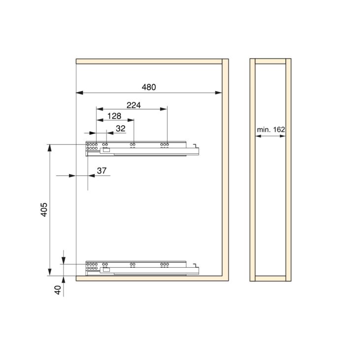 Emuca Botellero extraíble Suprastar con cierre suave, módulo 200mm, Acero, Cromado 4