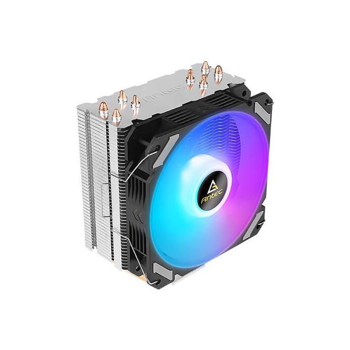Antec A400i Refrigerador de aire para Conjunto de chips con Ventilador 12 cm, 800-1800 RPM, 72 CFM, Negro/Cobre/Plata 2 Antec A400i Refrigerador de aire para Conjunto de chips con Ventilador 12 cm, 800-1800 RPM, 72 CFM, Negro/Cobre/Plata 2
