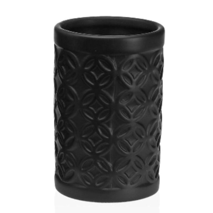Set Baño 2 Pcs Negro Versa 6.8x17 cm Dolomita (2 Unidades) 1 Set Baño 2 Pcs Negro Versa 6.8x17 cm Dolomita (2 Unidades) 1