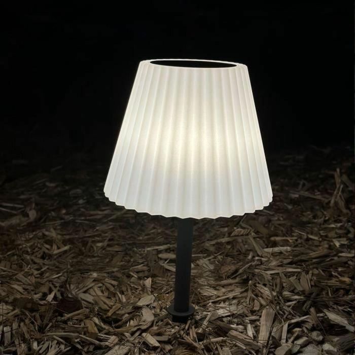 Lumisky BOUFFANT Lámpara de Mesa Solar 2 en 1 para Plantar o Colocar, H62 cm, LED Blanco Regulable, Estructura Metálica 1