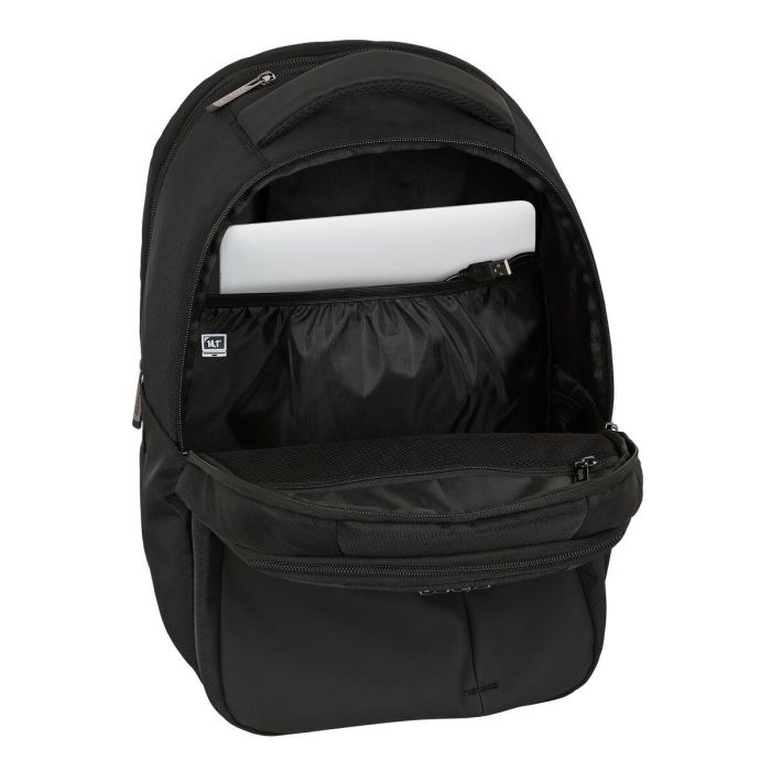 Mochila para Portátil y Tablet con Salida USB Safta Business Negro (31 x 45 x 23 cm) 7