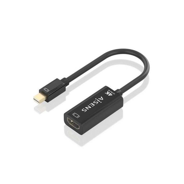AISENS - CONVERSOR MINI DP A HDMI 4K@60HZ, MINI DP/M-HDMI/H NEGRO, 15CM 1
