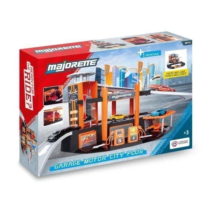 MAJORETTE SMO3032160113280 - Garage Motor City Plus, juguete para niños a partir de 3 años 5