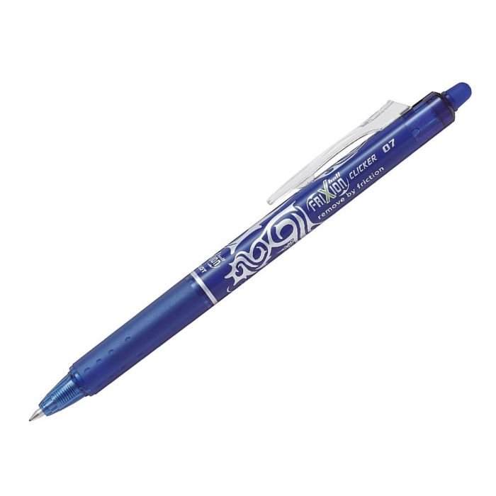 Boligrafo Pilot Frixion Clicker Borrable 0,7 mm Punta Media Azul En Blister 1