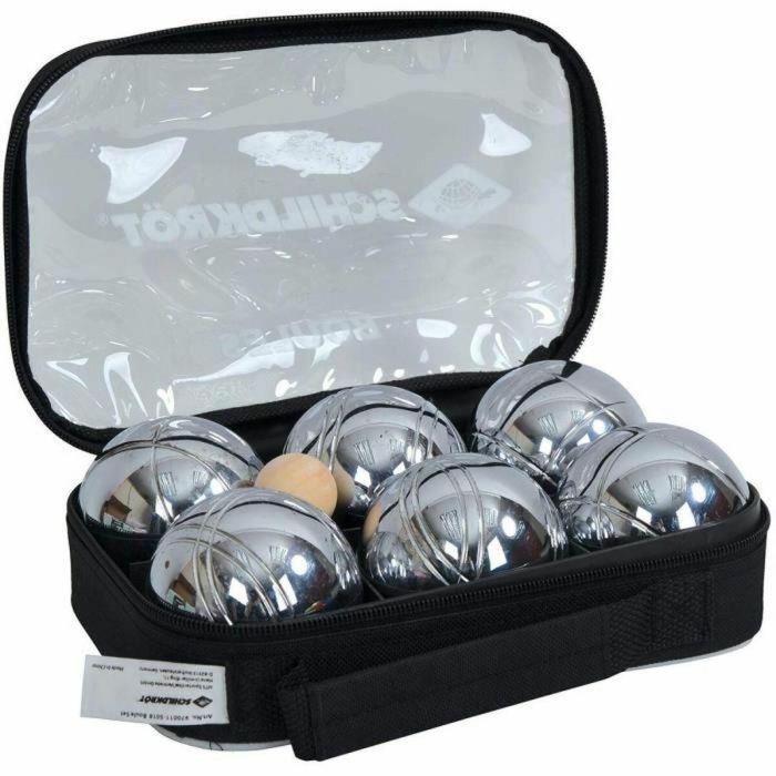 Schildkrot Funsport Juego de bolas de petanca plateado y negro 4000885700084