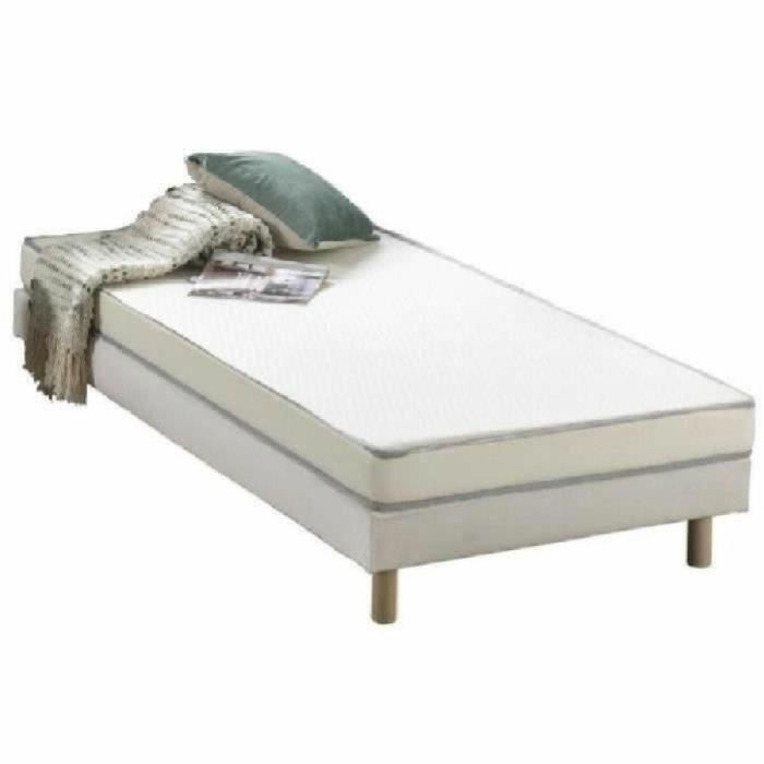 Deko Dream Kietoa Colchón de Espuma 90x190 cm Confort Firme 5 Zonas 12 cm Espesor Poliuretano 30 kg/m³ Enrollado 3