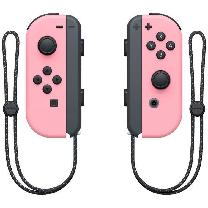 Par de controladores Joy-Con rosa pastel para Nintendo Switch 1