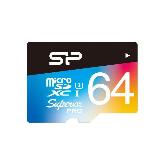 CARD Micro 64GB Silicon Power UHS1(U3) Superior Pro Col+Ad 0 CARD Micro 64GB Silicon Power UHS1(U3) Superior Pro Col+Ad 0