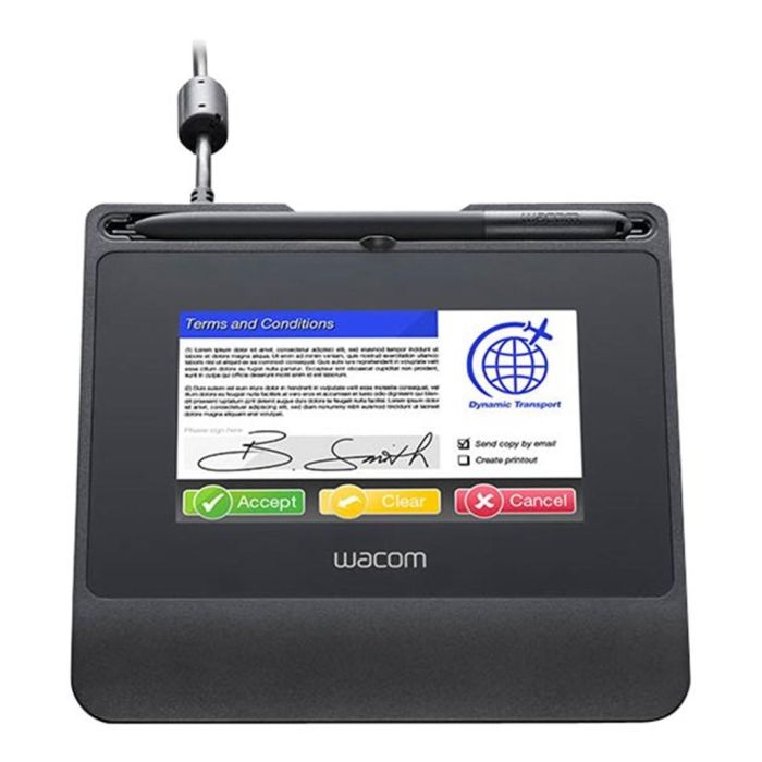 Wacom Stu-540 - Digitalizador de Firma con Pantalla LCD de 5 Pulgadas, USB, 1024 Niveles de Presión