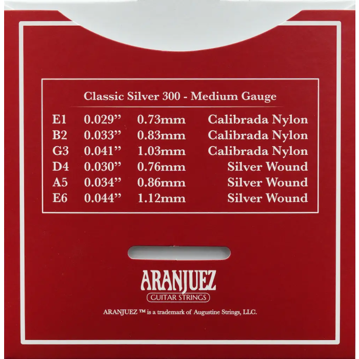 Aranjuez Juego Clásica Nylon Classic Silver 300 - Tensión Normal 2