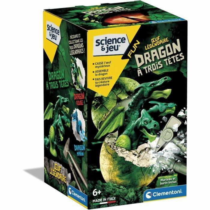 Clementoni CLE8005125527328 Sciences and Play - Legendary Egg - Dragon tiene tres cabezas 3