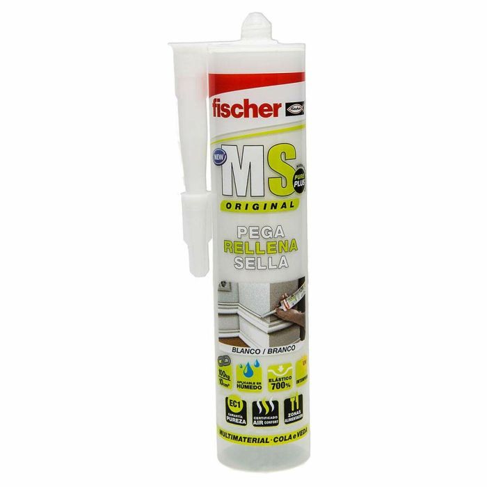 Sellador/Adhesivo Fischer Ms Blanco 290 ml 0 Sellador/Adhesivo Fischer Ms Blanco 290 ml 0
