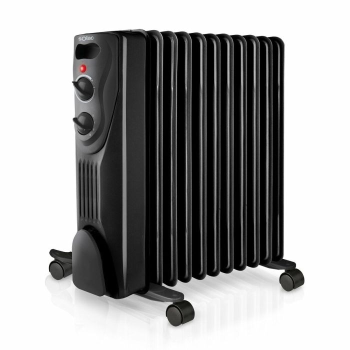 Radiador de Aceite Solac RA810 Negro 2300 W