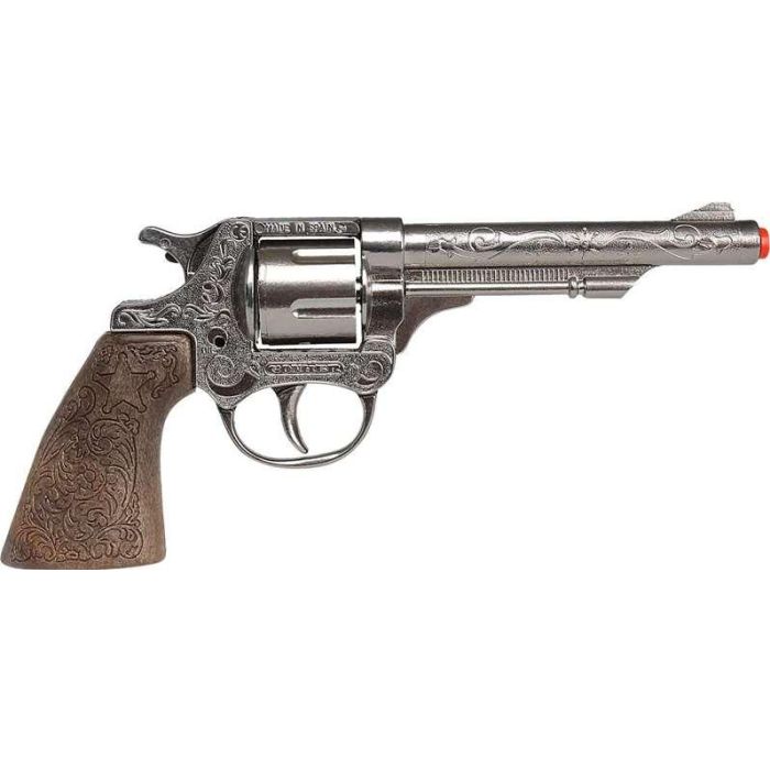 Revolver 8 tiros color plata 22x5x3,5 cm 6 Revolver 8 tiros color plata 22x5x3,5 cm 6