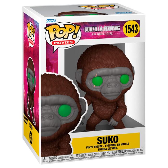 Funko Pop Cine Godzilla X Kong: The New Empire - Suko, Figura de Vinilo de 9cm con Caja Original 1 Funko Pop Cine Godzilla X Kong: The New Empire - Suko, Figura de Vinilo de 9cm con Caja Original 1