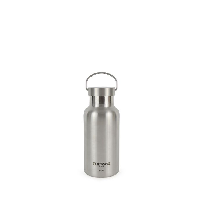 Thermosport Botella Termo de Acero con Asa, 420 ml, 18 cm de alto (6 Unidades) 8 Thermosport Botella Termo de Acero con Asa, 420 ml, 18 cm de alto (6 Unidades) 8