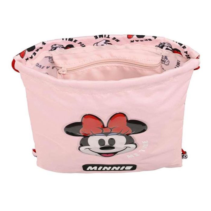 Bolsa Mochila con Cuerdas Minnie Mouse Me time Rosa (26 x 34 x 1 cm) 3 Bolsa Mochila con Cuerdas Minnie Mouse Me time Rosa (26 x 34 x 1 cm) 3