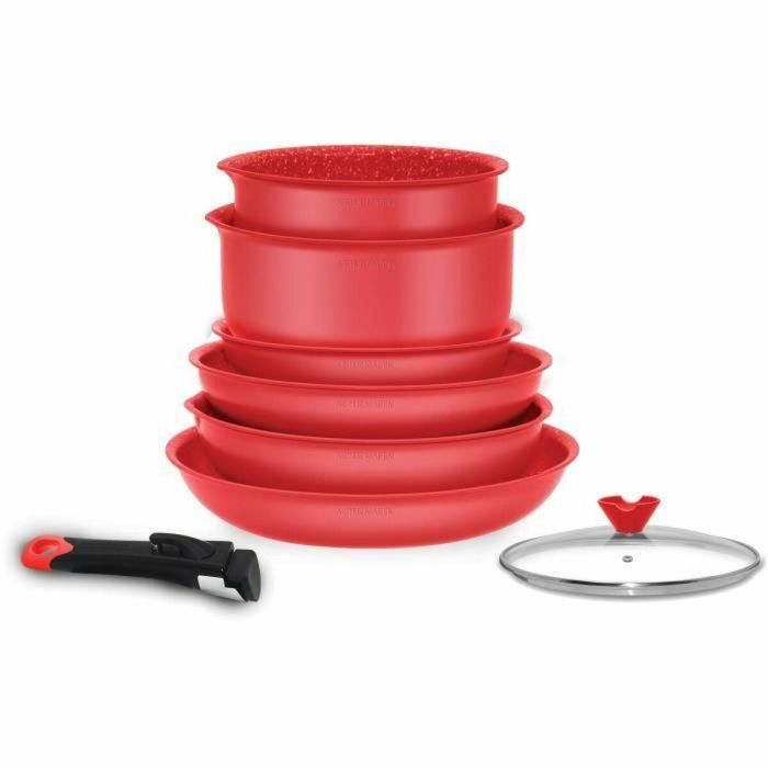 Arthur Martin AMR88 Batería de Cocina de 8 Piezas, Compatible con Todas las Fuentes de Calor e Inducción