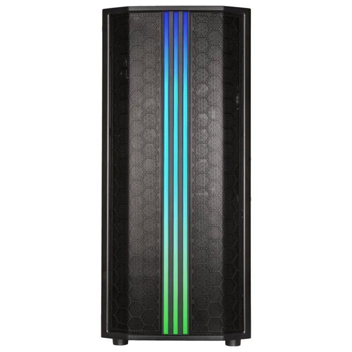 Caja de PC - BITFENIX - Sabre Mesh FRGB - Torre media - ATX - Negro - Vidrio templado y frontal Mesh 2 Caja de PC - BITFENIX - Sabre Mesh FRGB - Torre media - ATX - Negro - Vidrio templado y frontal Mesh 2