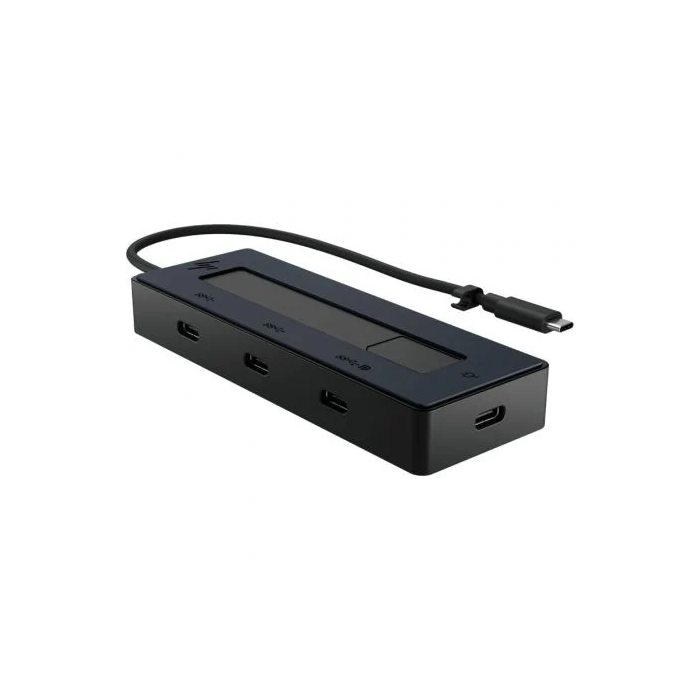 HP Hub USB-C Multiport 4K para Portátiles, Conexión Versátil y Carga