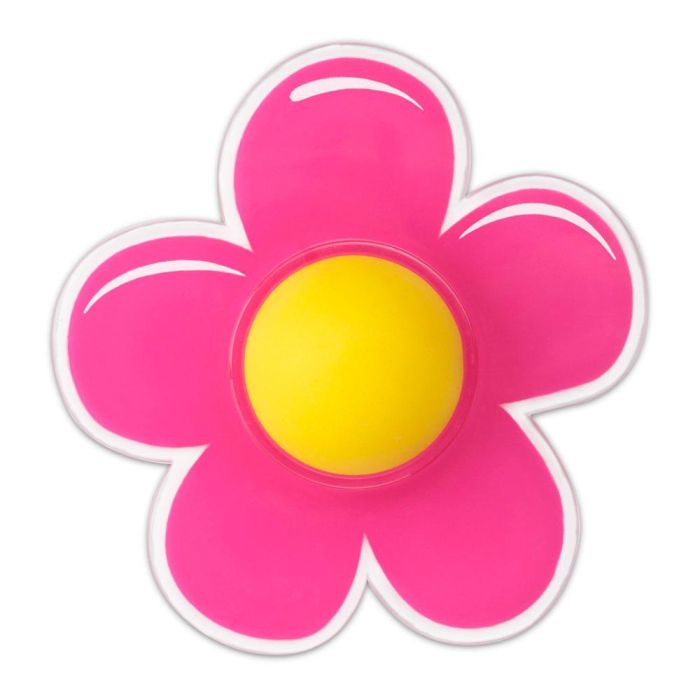Inofix Tope de pared adhesivo modelo Flor color rosa, medidas 71x74x18mm 0 Inofix Tope de pared adhesivo modelo Flor color rosa, medidas 71x74x18mm 0