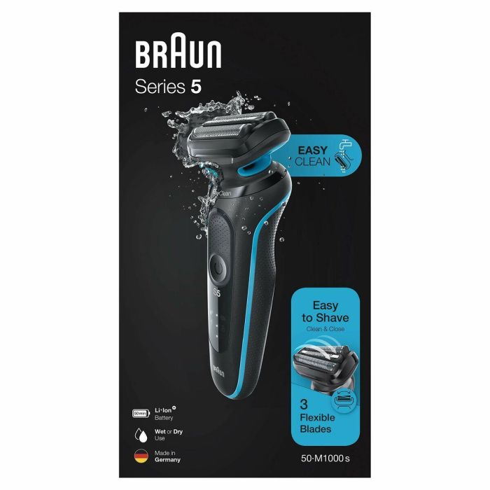 Braun Afeitadora eléctrica recargable Serie 3, sistema de corte de triple acción, waterproof, 7W, 100-240V 2 Braun Afeitadora eléctrica recargable Serie 3, sistema de corte de triple acción, waterproof, 7W, 100-240V 2