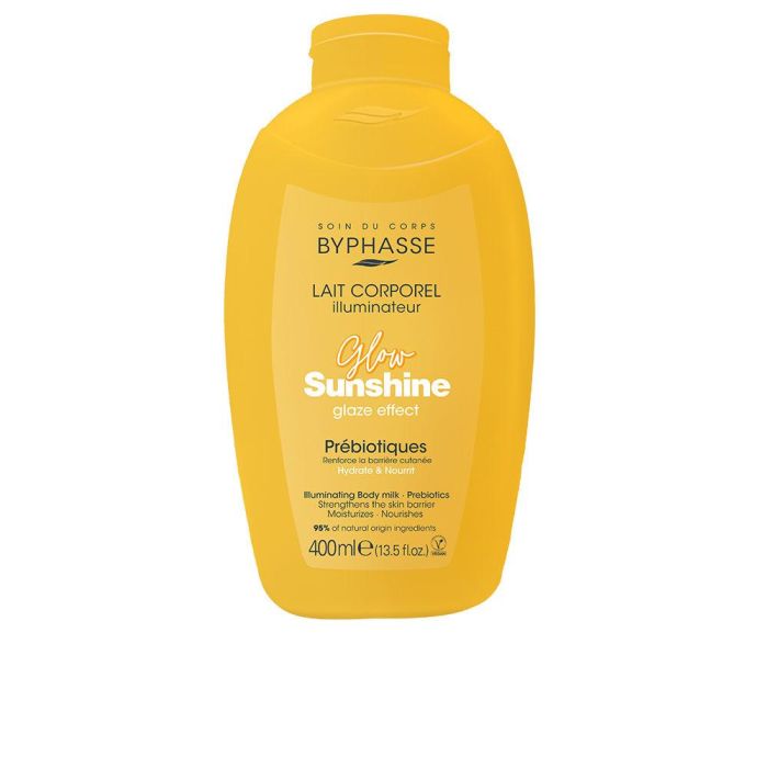 Byphasse GLOW SUNSHINE Leche Corporal Iluminadora con Prebióticos 400 ml