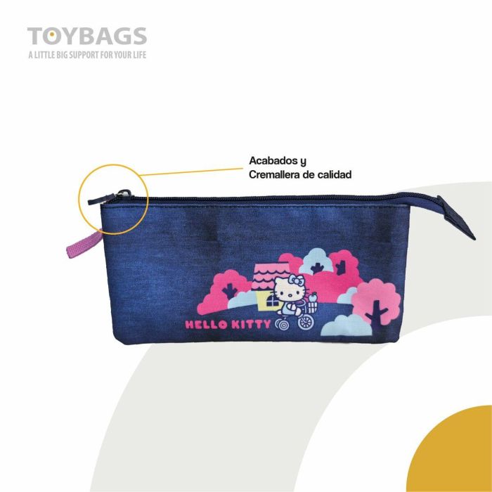 Hello Kitty Estuche Triple Forrado Personalizado - 44x30x20 cm 3