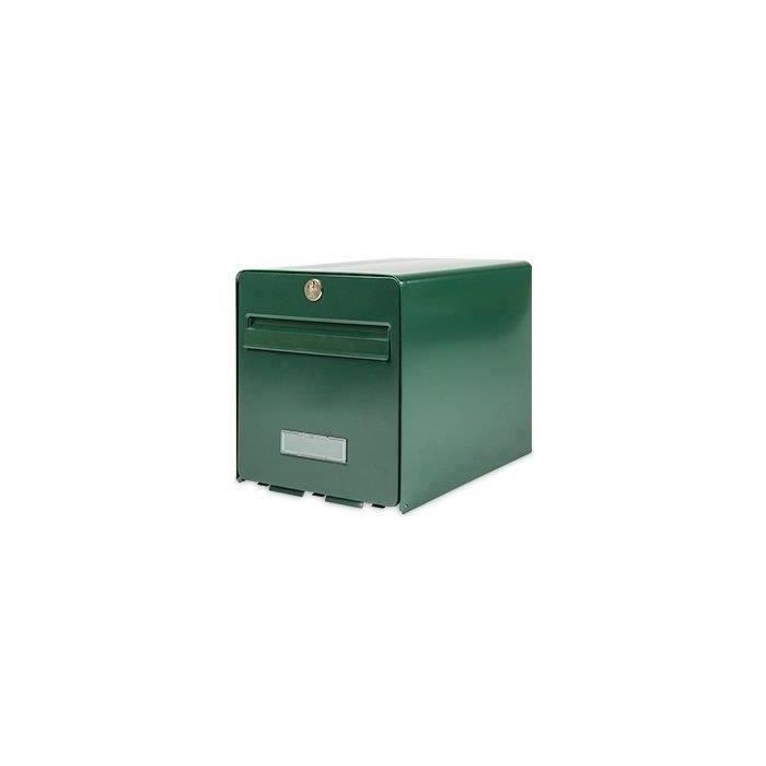 BURG WACHTER Buzón de favor en acero galvanizado - 2 puertas - Verde BURG WACHTER Buzón de favor en acero galvanizado - 2 puertas - Verde