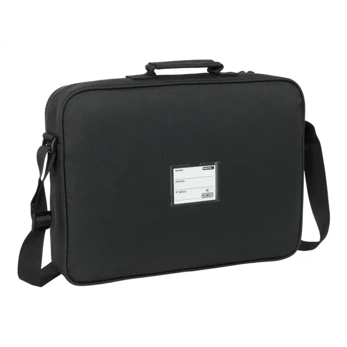 Cartera Escolar Munich Topo Negro 38 x 28 x 6 cm 1