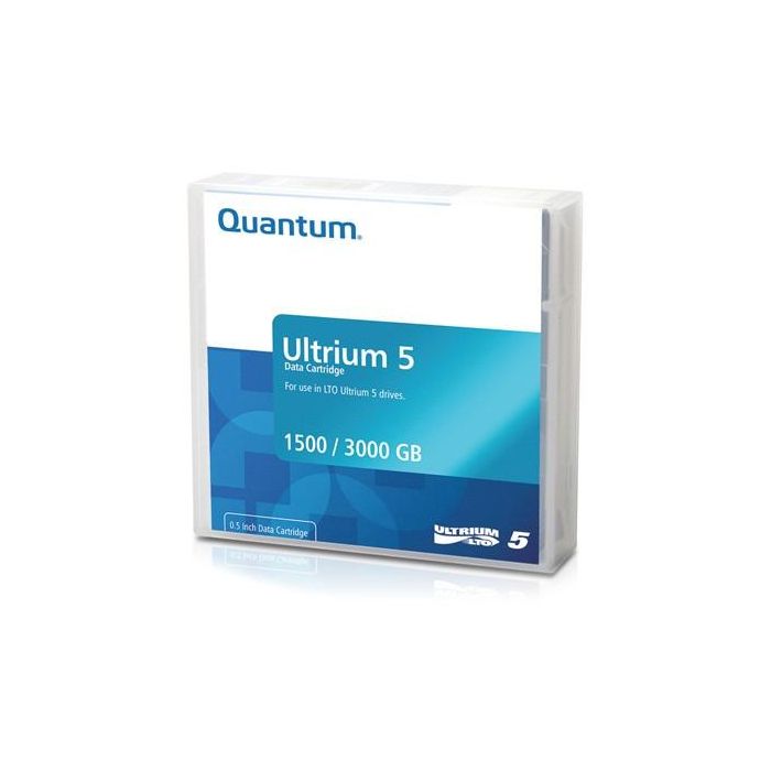 Quantum Cartucho de Cinta LTO Ultrium 5 de Alta Capacidad para Almacenamiento y Backup de Datos, 1500GB Nativo / 3000GB Comprimido