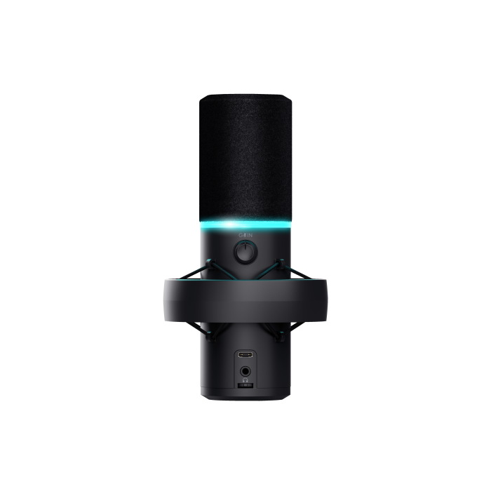 Trust GXT 255+ Onyx Micrófono USB para PC con Patrón Cardioide, Filtro Antipop, LED, 24-bit/96 kHz, Negro - 24354