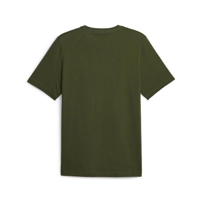 Camiseta de Manga Corta Hombre Puma 586759 30 Verde oscuro (L)