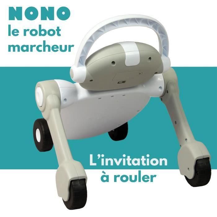 Andador para Bebé - BAMBISOL - Nono el Robot - De 10 a 36 meses - Parlante - Musical - Juegos Electrónicos Interactivos - Blanco 3 Andador para Bebé - BAMBISOL - Nono el Robot - De 10 a 36 meses - Parlante - Musical - Juegos Electrónicos Interactivos - Blanco 3