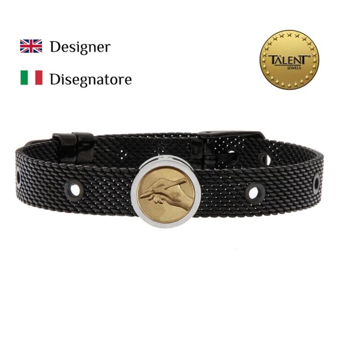 Pulsera Unisex Designer Talent Jewels TJA-3-06-01-2-235 Negro 1 Pulsera Unisex Designer Talent Jewels TJA-3-06-01-2-235 Negro 1