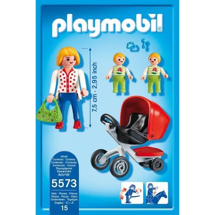 Mamá Con Carrito De Gemelos 5573 Playmobil 2