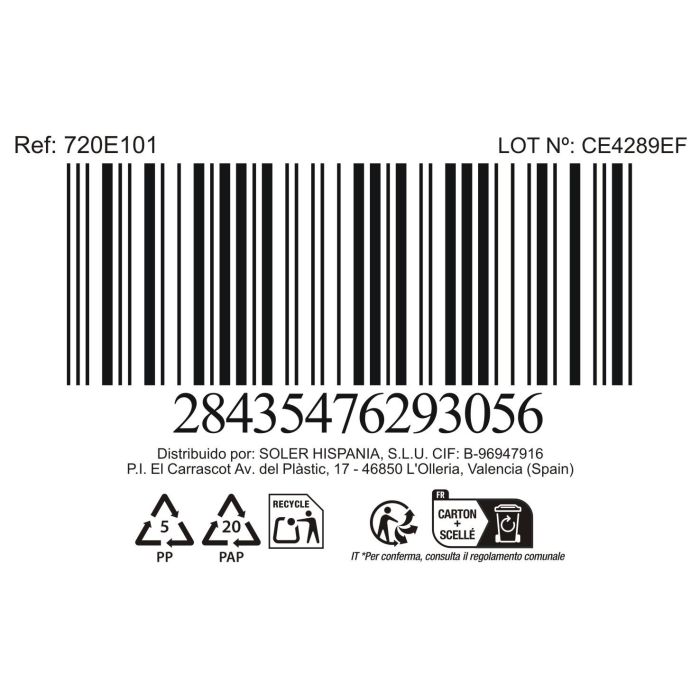 La Mediterranea Bandeja Oval Scratch Blue 20.6 x 11.7 x 2.3 cm 3