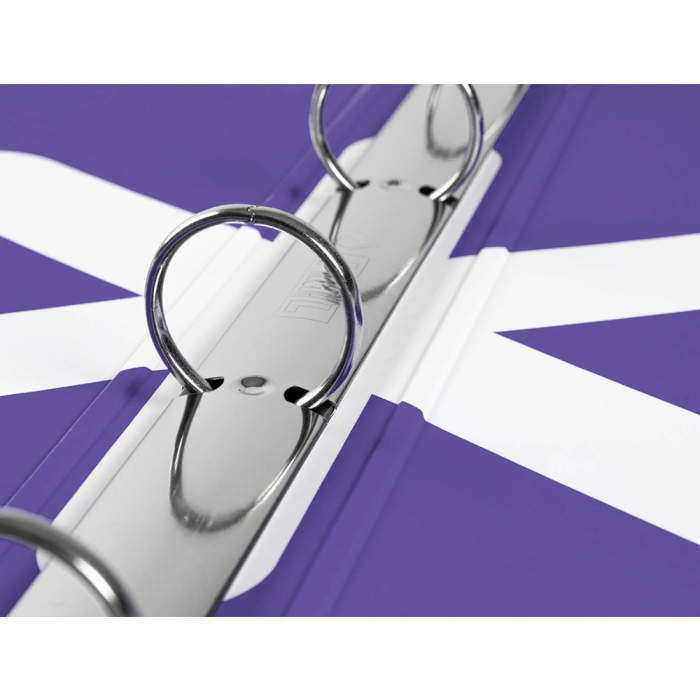 Antartik Carpeta A4 Forrada 4 Anillas 25 mm Redondas Color Lavanda 6