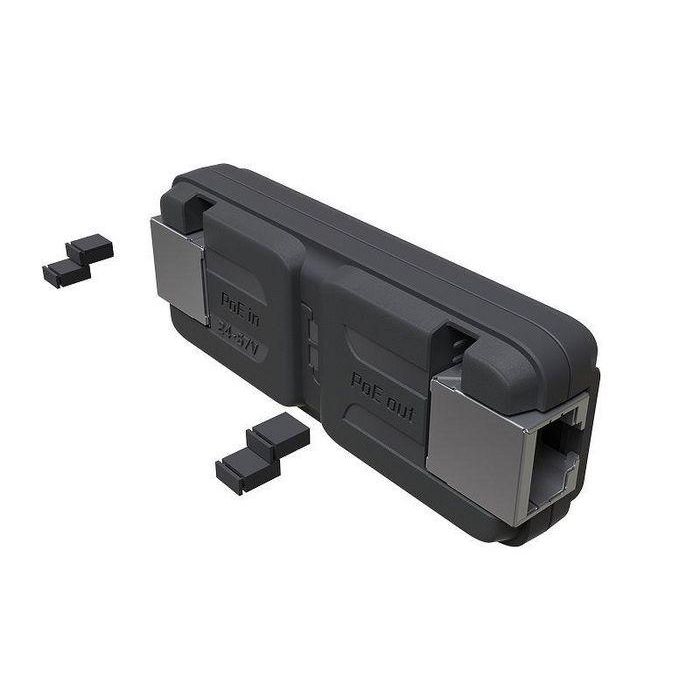 MikroTik 10/100/1000 Ethernet ports, 2 A, 802.3af/at, 24-57 V, 40°C to 70°C 3 MikroTik 10/100/1000 Ethernet ports, 2 A, 802.3af/at, 24-57 V, 40°C to 70°C 3