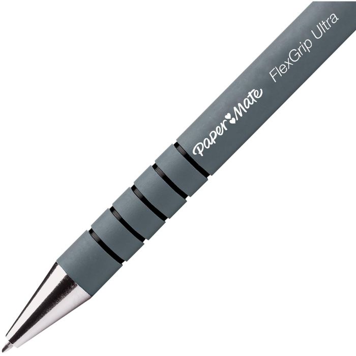 Papermate Bolígrafo Flexgrip Retráctil Negro Tinta Aceite Punta 1mm Trazo 0.4mm 5 Papermate Bolígrafo Flexgrip Retráctil Negro Tinta Aceite Punta 1mm Trazo 0.4mm 5